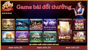 Giới thiệu về game bài Sunwin đổi thưởng uy tín